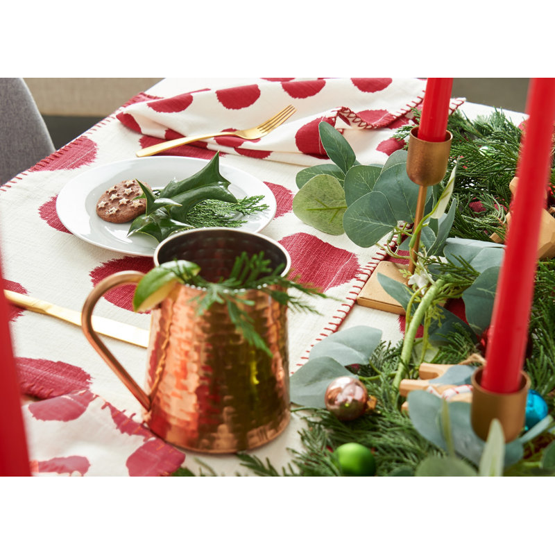 Ruby Dot Printed Placemats Set of 4