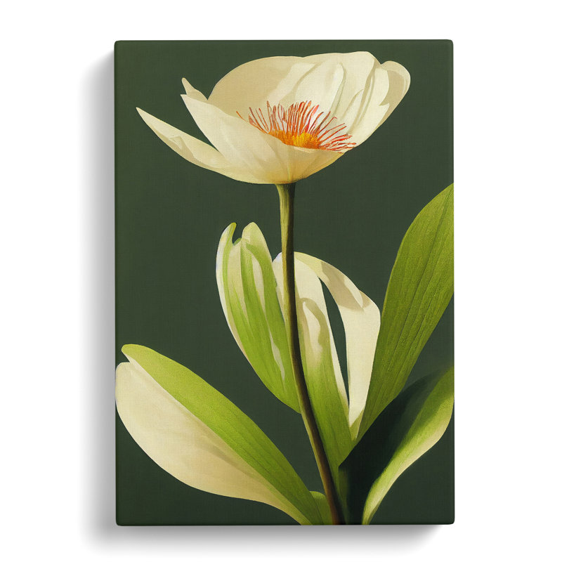A Seductive Flower - Wall Art, Wrapped Canvas, 76cm H x 50cm W x 3cm D, No Matte