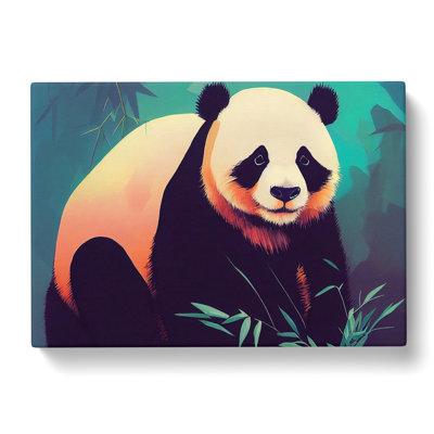 Terrific Panda - Wrapped Canvas