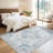 Area Rug Washable Bohemian Vintage Style Rug Low Pile Distressed Floor Carpet for Living Room Bedroom Kitchen Dining-124516946