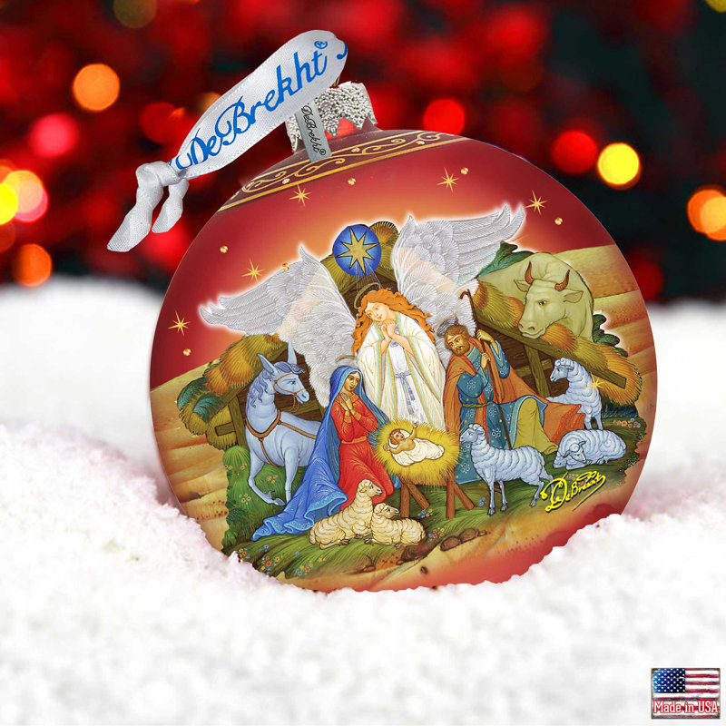 5.5'' Glass Ball Ornament