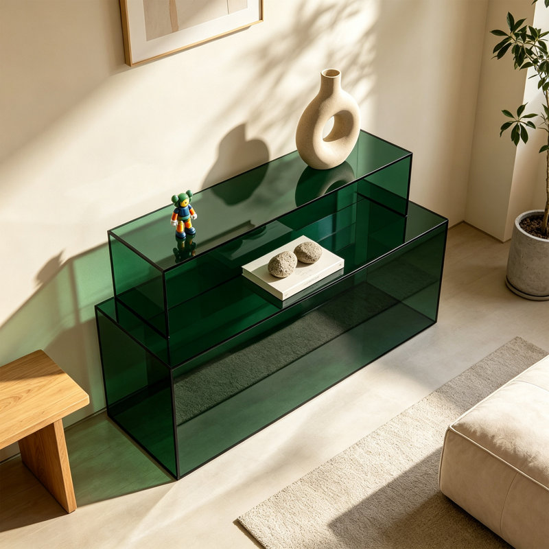 Console Elegant Green, H 27,56 po x l 39,37 po x P 15,75 po