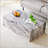 Modern MDF coffee table with grey texture pattern -39.3x23.6x11.8 inches
