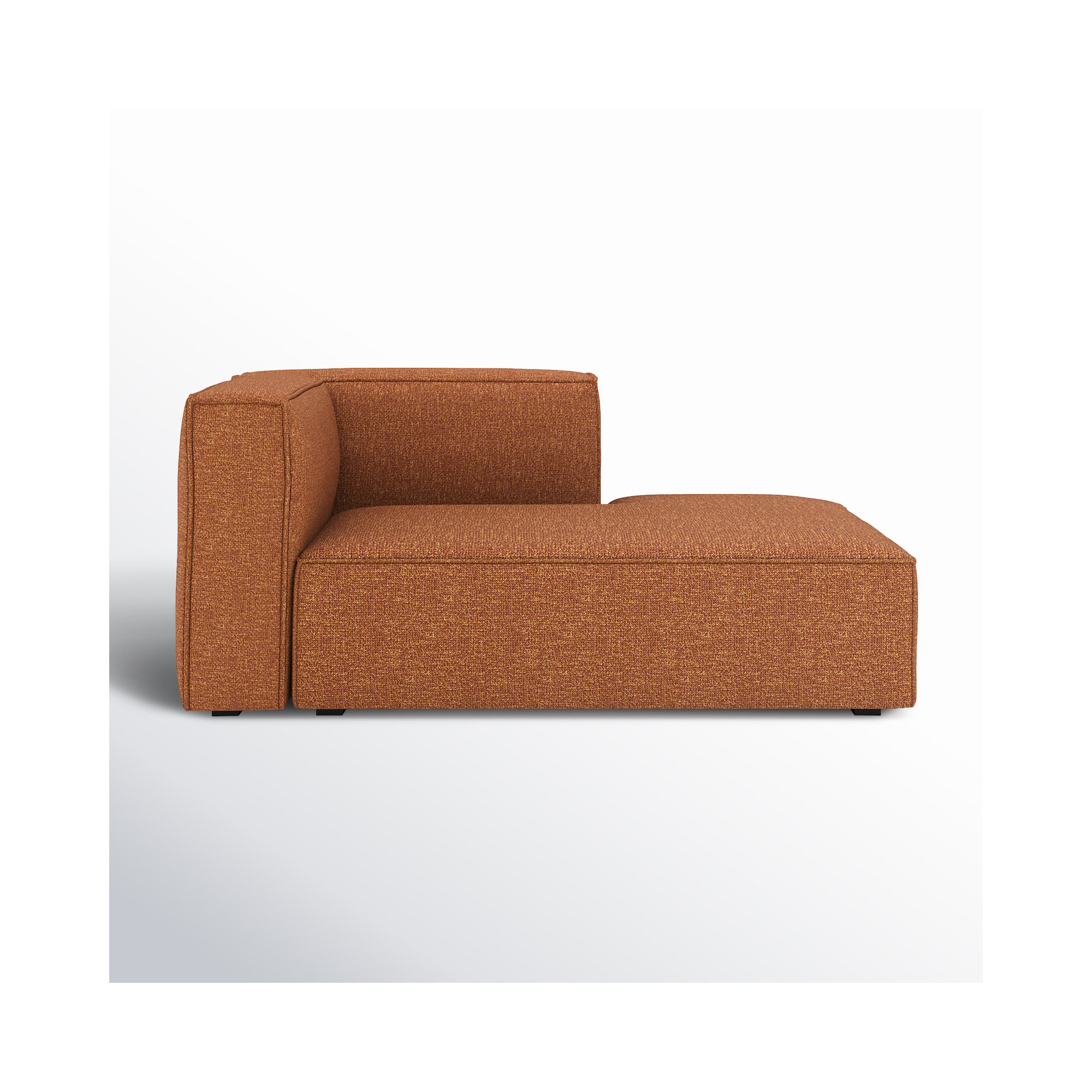 Shonnard Upholstered Chaise Lounge, Right Hand Facing, Olive Green Performance Corduroy