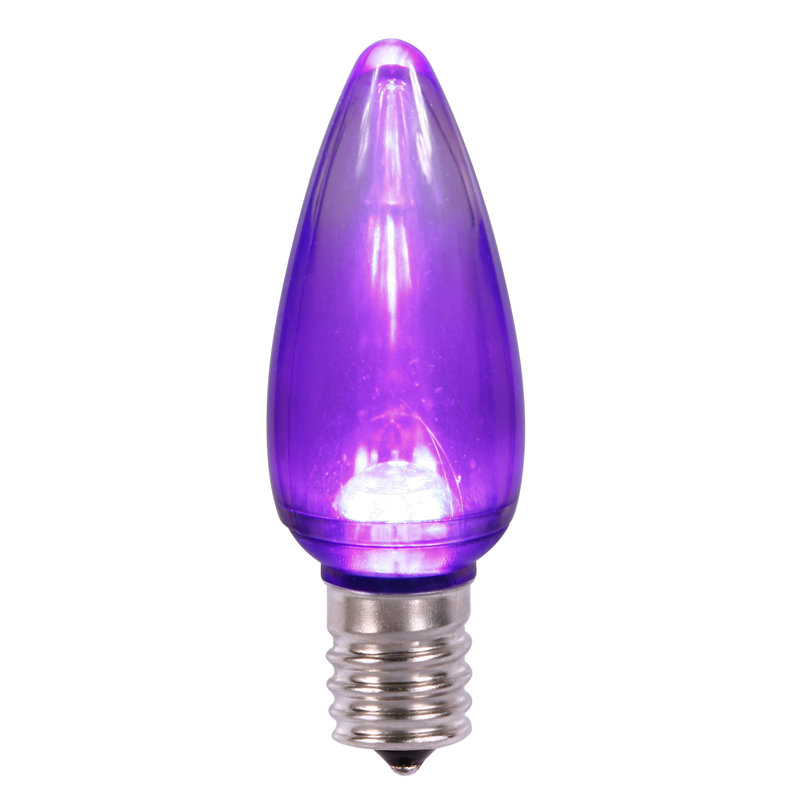 0,09 ampoule DEL E17 / intermédiaire, Mauve