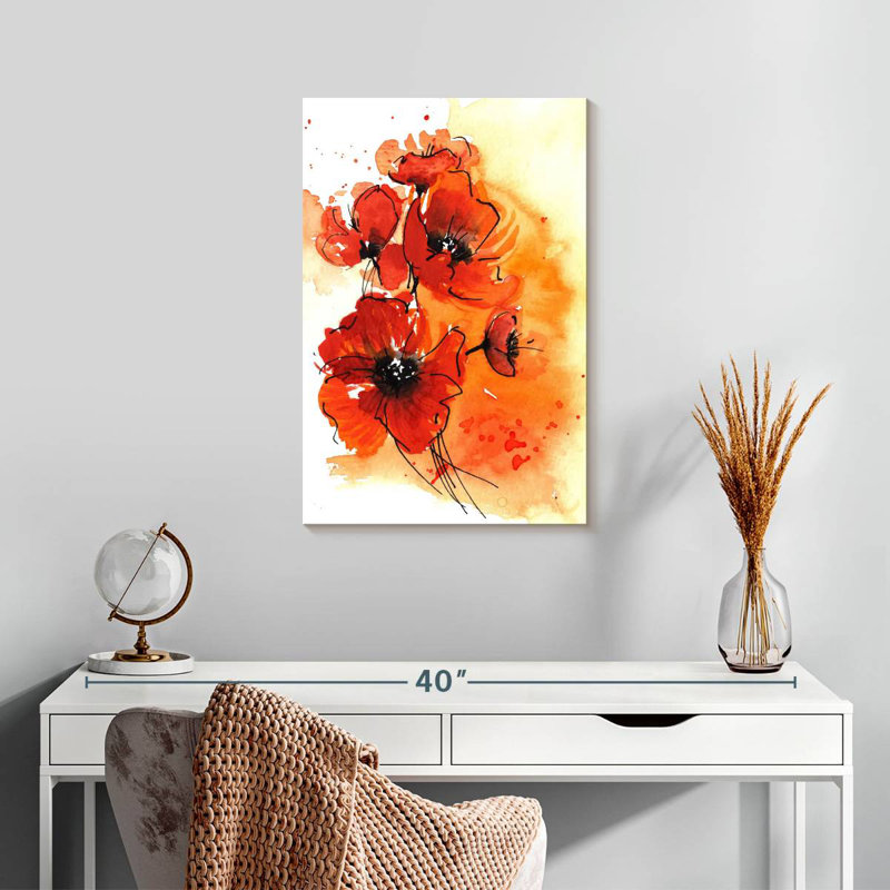 Coquelicots Harnek, H 24 po x l 16 po