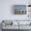 Art mural sur toile tendue - Art mural de Stephen Calcasola «Memorial Bridge in Springfield» pour le salon, la chambre à coucher ou le bureau - 14 x 19