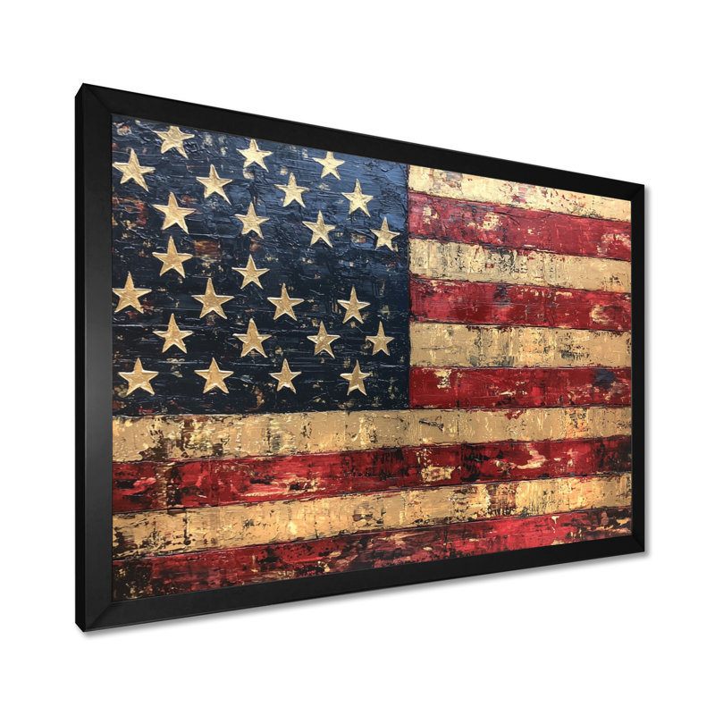 Drapeau de Moberly, drapeau des États-Unis, Reproduction encadrée d'une seule photo sans pass, H 30 po x l 40 po