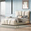Lit plateforme tapissier en velours-1601933913-1601933914