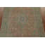 Tapis orange en laine noué à la main de conception unique années 1960 8 pi 1 po x 10 pi 10 po Anarose