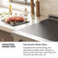 ZLINE Autograph 36 in. Paramount Induction Rangetop w/ 5 Elements in Satin Steel and Black Accents-240403312