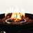 15 Inch Camping Fire Pit - Portable Tabletop Propane Heater With Stainless Steel Burner, Black Steel, Adjustable Flame, Included Lava Rocks 15" Burner Quick Connect, And Cooking Support, 30000Btu