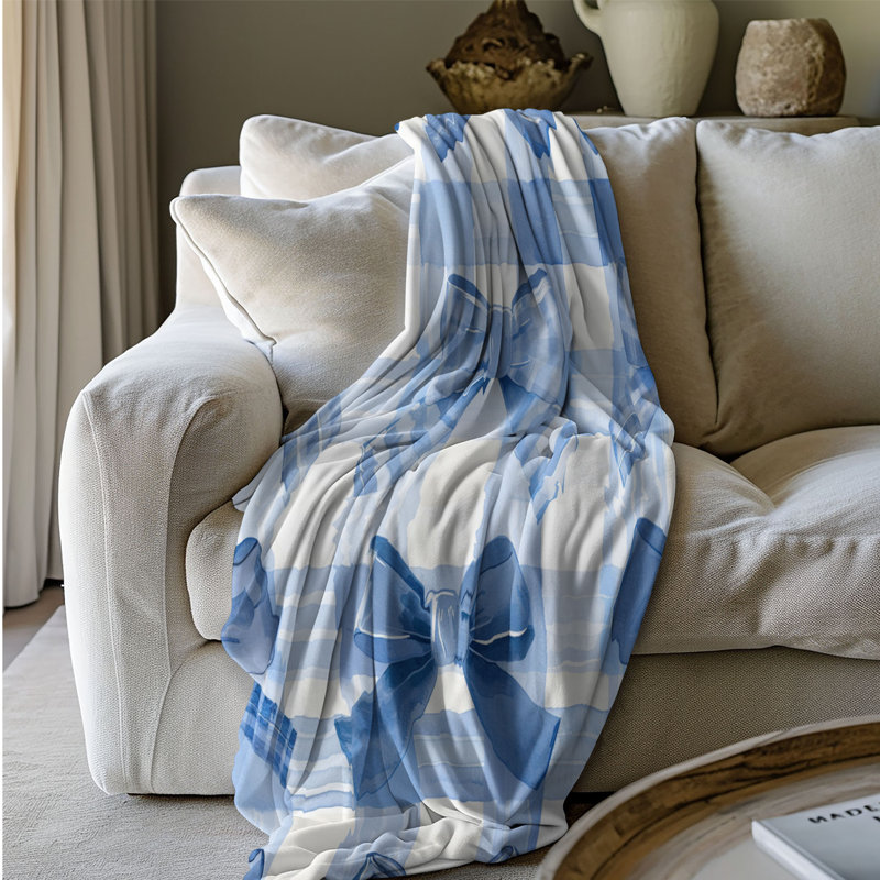 Bow Grace - 1 Piece Premium Blanket, Twin