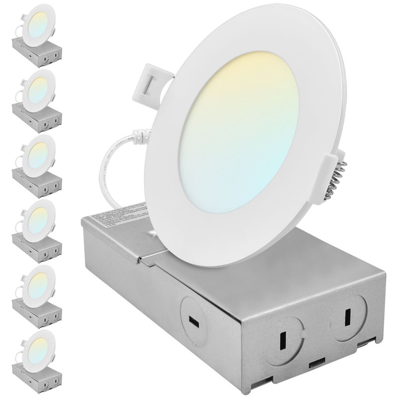 Plafonnier encastré à DEL sans lumière 4cc Luxrit