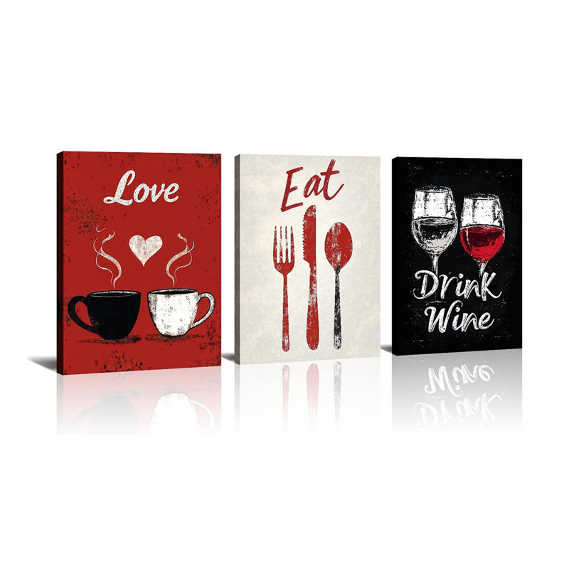 3 Piece Wrapped Canvas Print