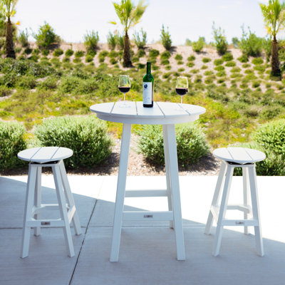 Mason-Cabo Round Counter Bar ( 3-Piece Set)