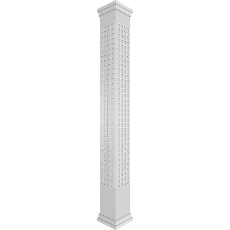 Colonne carrée Manchester Custerman, H 120 po x l 9,62 po x P 9,62 po
