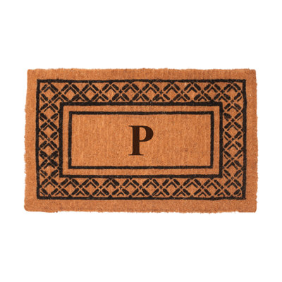 Belamy Monogrammed Welcome Outdoor Doo Mat