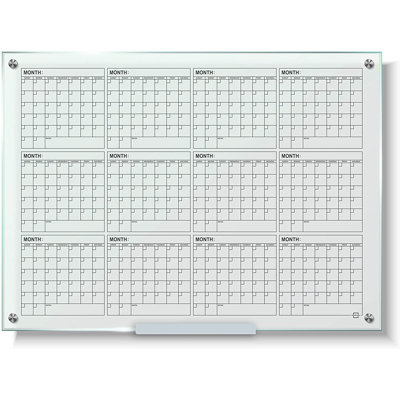 Wall Mounted Monthly Glass Calendar 34" x46"