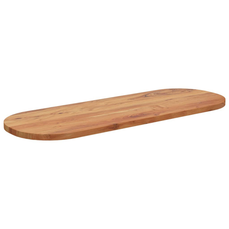 Mikaia Solid Wood Table Top, Untreated, 2.5cm H x 110cm W x 40cm D