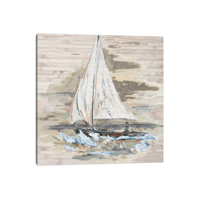 Rough Sailing by Patricia Pinto - Wrapped Canvas Gallery-Wrapped Canvas Giclée, 30.48 cm H x 30.48 cm W
