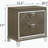 Dark Champagne 2-drawer Nightstand