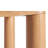 79" Natural Solid Wood Dining Table