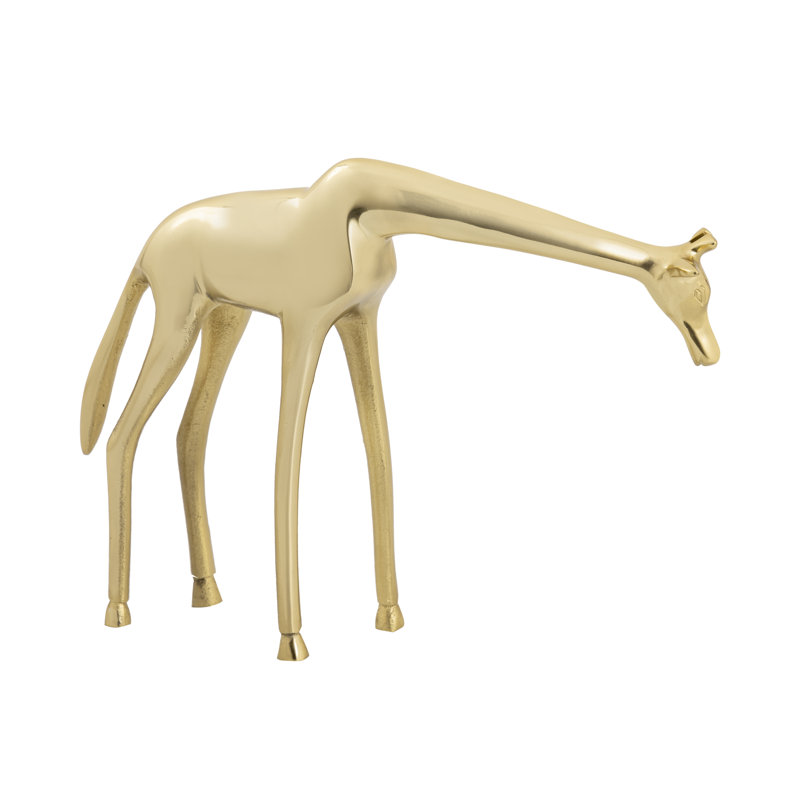 Brass Giraffe Sculpture - Small