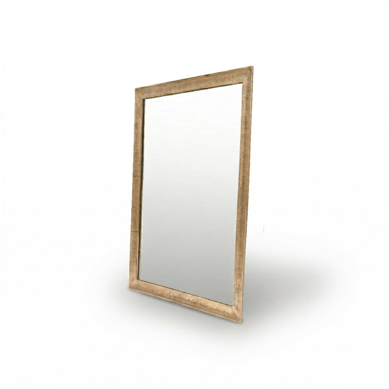 Miroir mural rectangulaire en métal, H 30 po x l 40 po