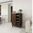 Modern Entryway Shoe Cabinet With Marble Top – 4-Tier Wooden Storage Unit With Adjustable Shelves-683677091