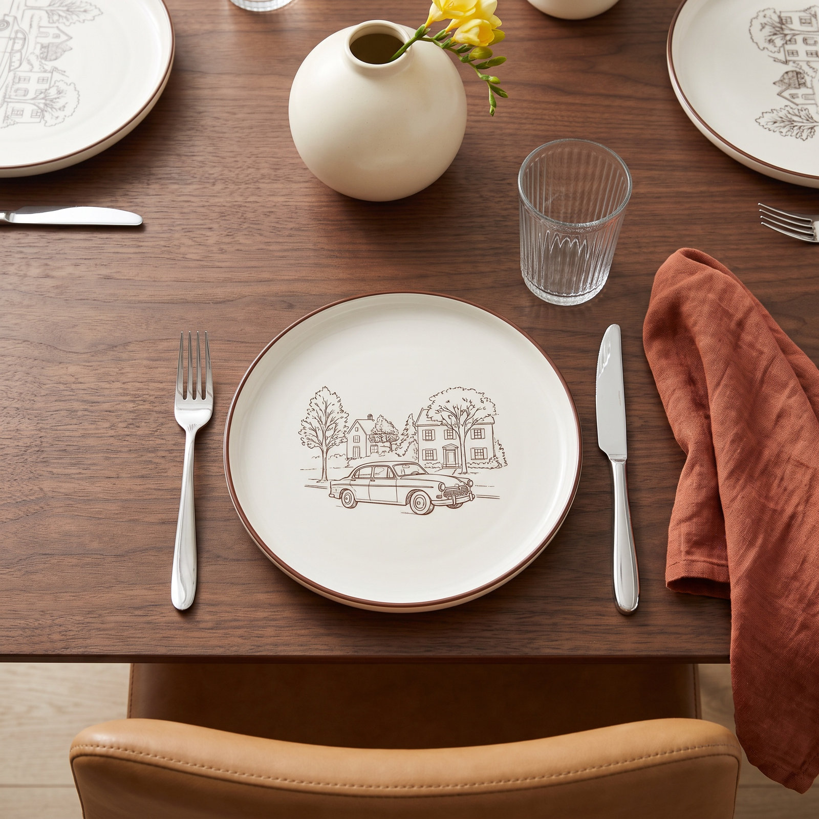 Grace's Tea Ware Scandinavian 8" Salad Plate
