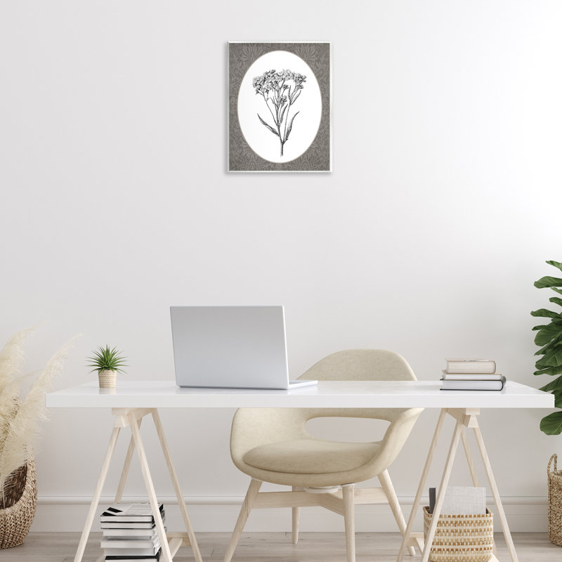 "Vintage Baby's Breath", art mural sur plaque