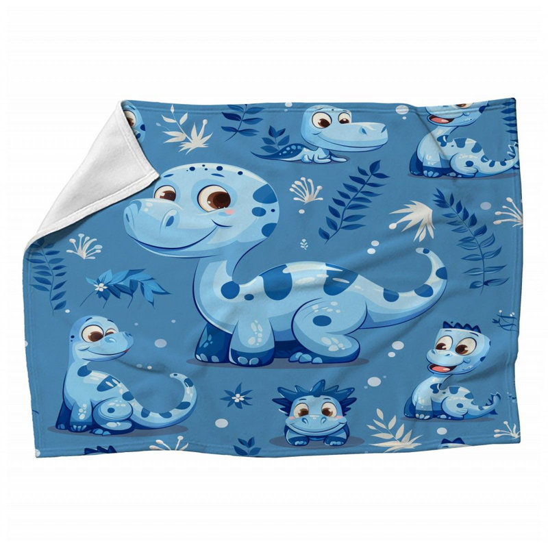Trendy Floral Plush Throw Blanket, 60" W x 80" L