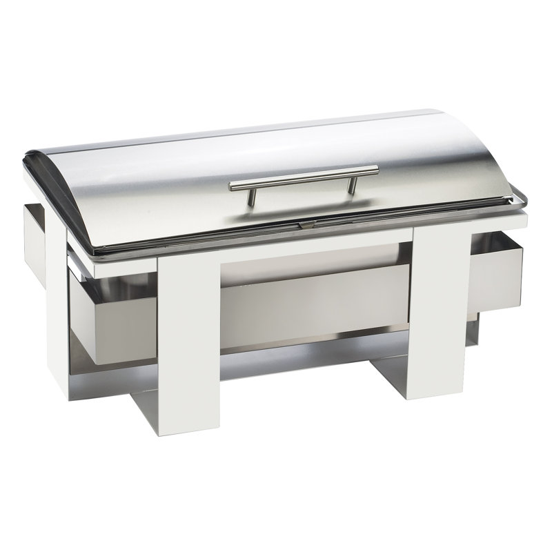 Luxe Roll Top Chafer, Stainless Steel