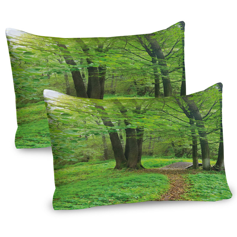 Ensemble de 2 taies décoratives Ambesonne Forest