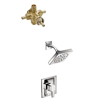 90 Degree Shower Faucet with Rough-in Valve and Posi-Temp -  Moen, TS2712EP-2580-L