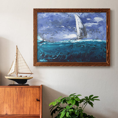 «Sail Ho I», peinture sur toile encadrée