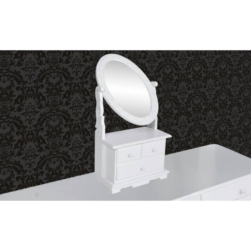 Cleasby Dressing Table with Mirror