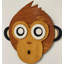 Décoration murale visage de singe 3D