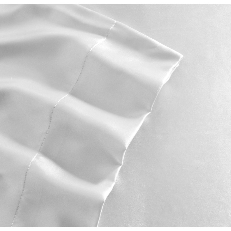 Microfiber Sheet Set, White, King Sheet Set + Fitted Sheet + 2 Pillowcases