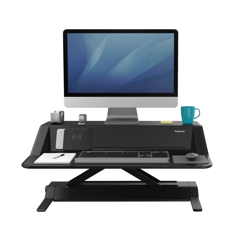 Adjustable Height Steel Standing Desk Converter