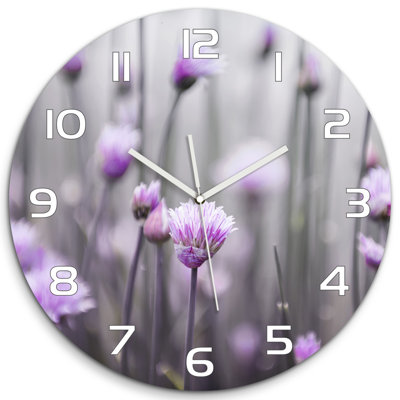 Johnita Glass Wall Clock