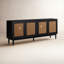 Buffet en bois massif à 4 portes Genie-2035700904