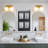 14.2" 2-Light Dimmable Bathroom Vanity Light with Frosted Glass Shades-319056410