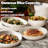 Pasta Bowls, 50oz Large Salad Serving Bowls, 9.75'' Plates Bowls Set of 4, Big White Ceramic Soup Bowls for Kitchen, Embossment Shallow Dinner Bowl, Microwave Dishwasher Safe, Wheat Leaf