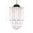 8 - Light Geometric Chandelier