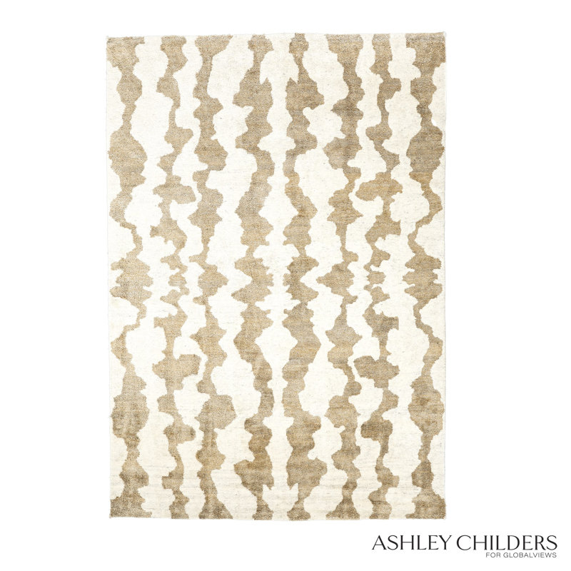Monitor Rug-Dark Beige/Ivory-6' X 9', Rectangle 9' x 12'