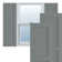 True Fit PVC Two Equal Flat Panel Shutters