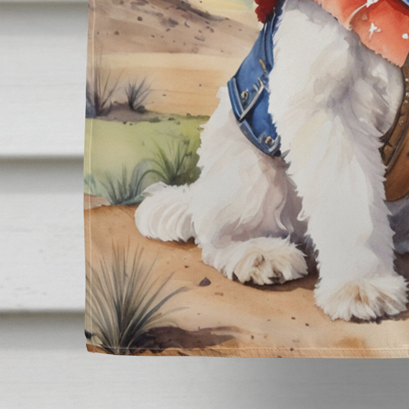 Drapeau Cowboy Welcome House, Lhasa Apso