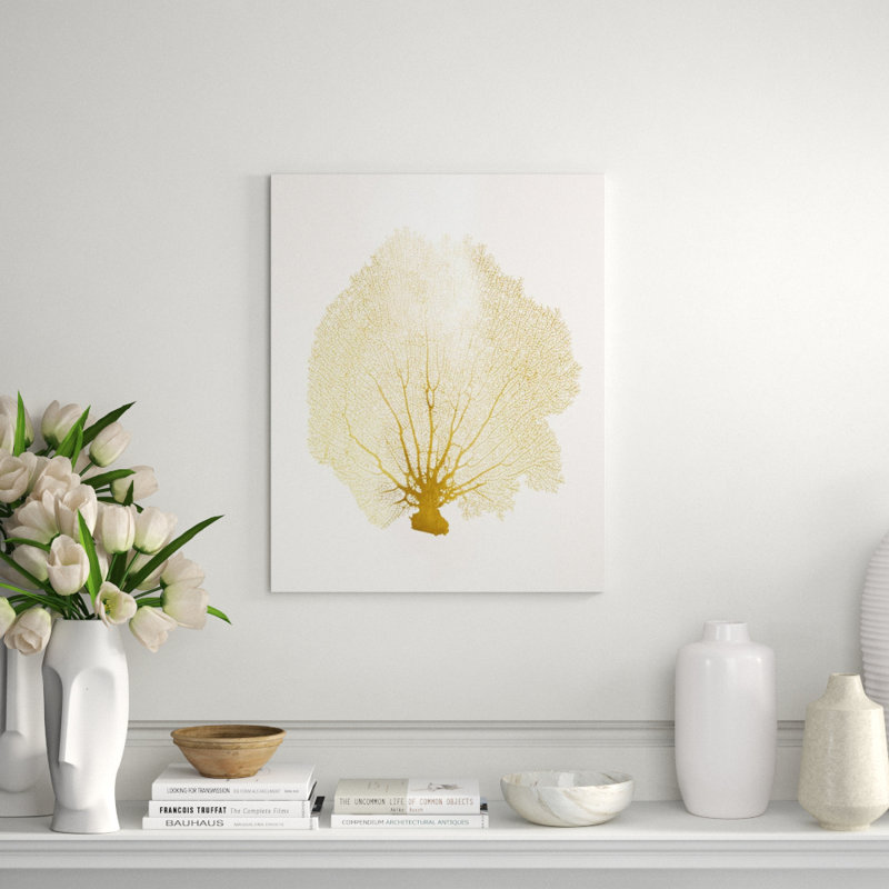 Blush Coral I Print by Sofia Fox, Glass Coat, 38" H x 30" W